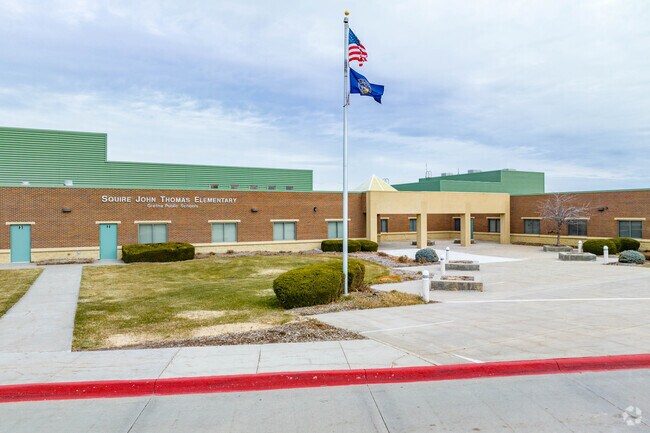 Squire John Thomas Elementary School serves students in Pre-K through 6.