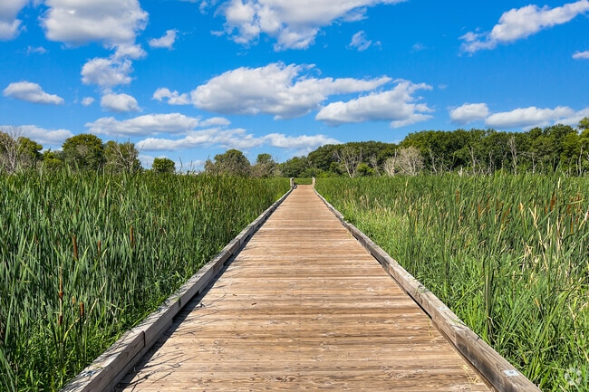 Stroll along the boardwalk and soak up nature at Crystal Mac Wildlife Area in Crystal, MN.