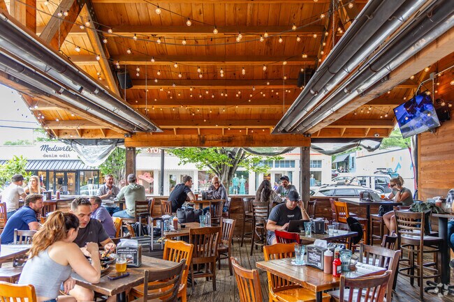 Head up to Edley's BBQ on 12 South for fresh smoked meats near Oak Hill.