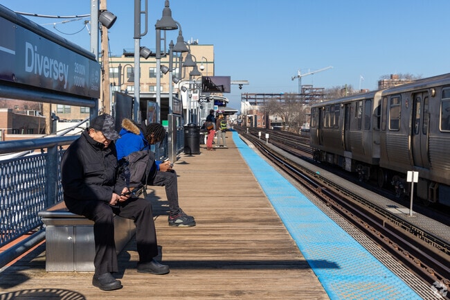 The Sheffield & DePaul is well connected with the L running through the neighborhood.