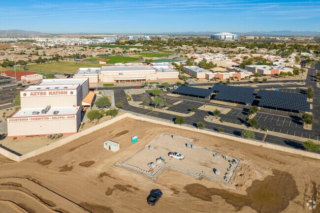 Glendale’s Copper Canyon High School is located just south of the State Farm Stadium.