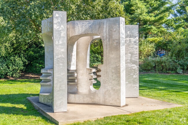 Grounds for Sculpture in Hutchinson Mills is a great place for a proposal.