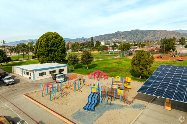 Your kids will love the playgrounds at Grace Miller Elementary School.