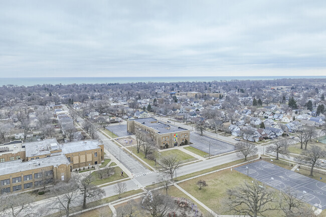 Not far from the lake you will find Kenosha School of Technology Enhanced Curriculum (KTEC).