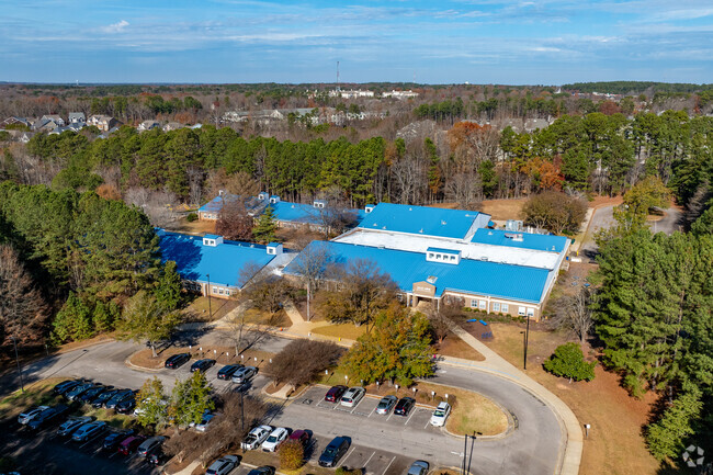 Raleigh, NC's Lead Mine Elementary School serves children in grades 6-8.
