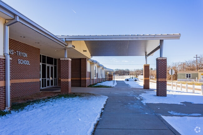 The Perkins-Tryon Middle School offers the Tryon neighborhood a dynamic learning environment.