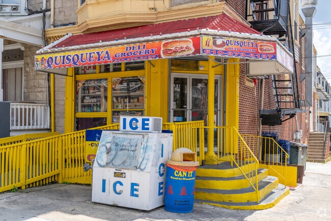 Northwest Reading residents run to the corner grocery stores for needed essentials.