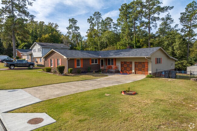Uniquely styled homes are abundant in the Wheeless Road area.