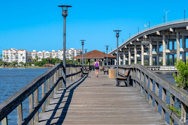Get your steps in as you walk along the boardwalks under the Granada Bridge in Ormond Terrace.