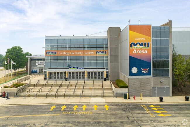 Interstate 90 will take residents to Now Arena, home of the Windy City Bulls.