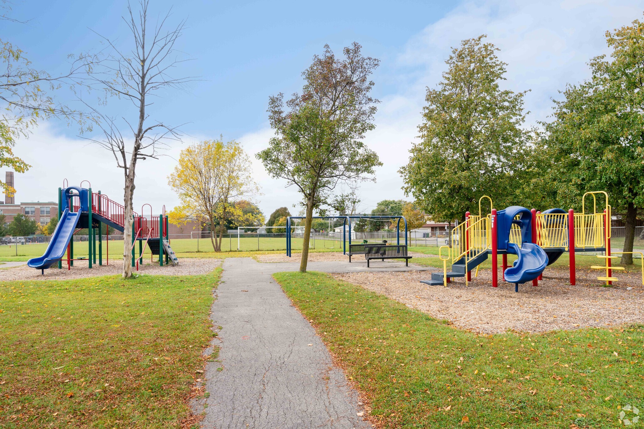This playground is located behind the Northwest Buffalo community center in Military.