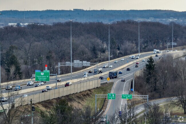Interstate 77 is a busy highway in Meyers Lake that locals prefer to travel.