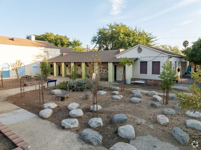 Jackson Elementary School has a community garden.
