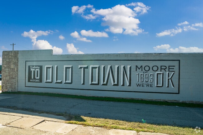 Enjoy great shopping and dining options in the historic Old Town Moore.