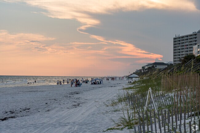 Many residents and guests of Seagrove Beach enjoy watching the sunset at the beach.