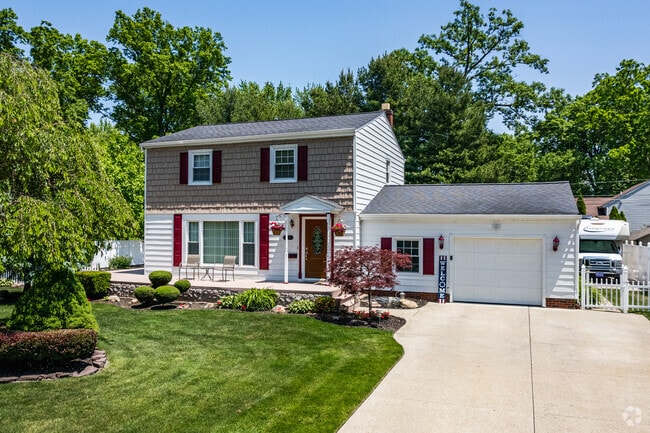 Colonial-style homes stand proud in Avon Lake.