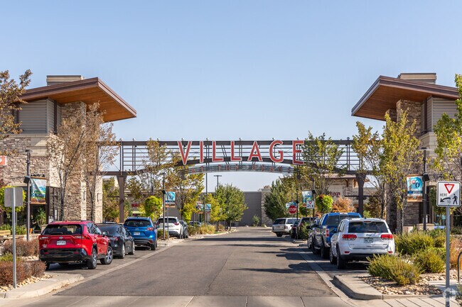 Village at the Peaks shopping center is a major amenity for Lower Clover Basin residents.