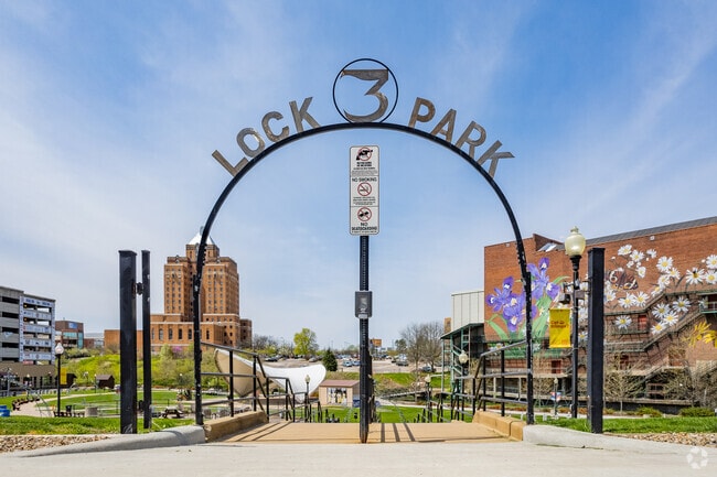 The Lock 3 Park is family-friendly and welcomes all to explore.
