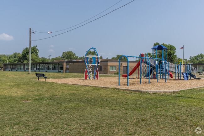 Pepper Elementary School playground in Oak Park.