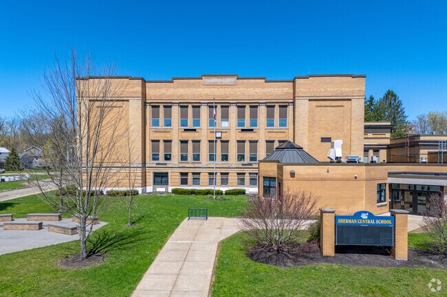 Sherman High School in Sherman Township has 198 students.
