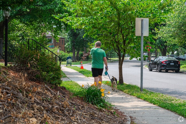 Quiet residential sidewalks and peaceful streets are hallmarks of Cheverly.