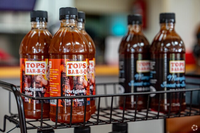 Tops BBQ is a fast casual local BBQ chain with a location in southern Center Hill.