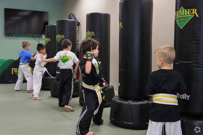 Kids in Vinnin Square build confidence and learn formative skills at Premier Martial Arts.