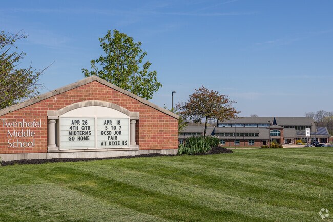 Twenhofel Middle School in Outer Kenton a student-teacher ratio of 20 to 1.