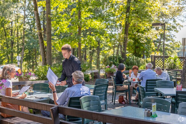 American Ale House offers outdoor patio seating on a nice day, near Ferguson Township.