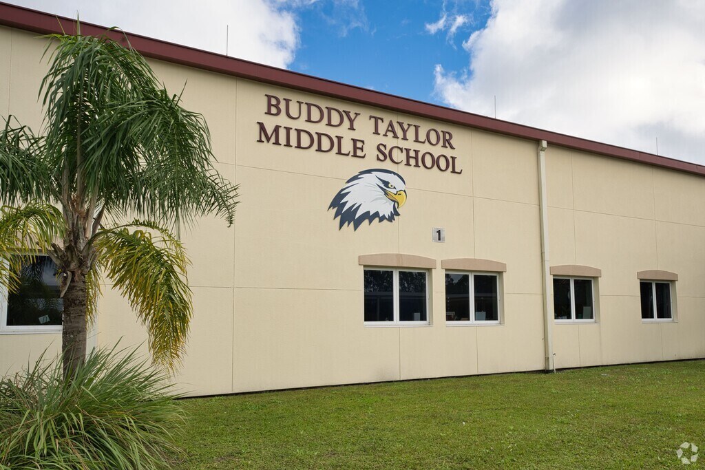 Buddy Taylor Middle School in  Hunters Ridge, offers a great education to their students.