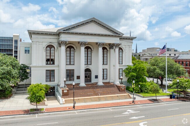 Thalian Hall, a Historic Downtown Wilmington landmark, anchors the arts scene, offering locals rich cultural experiences steps from charming historic homes.