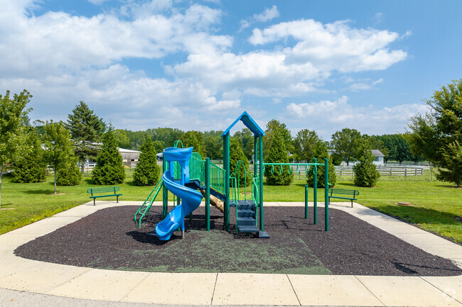Alton Hall Elementary School in Outer greater Hilltop features a playground for children.