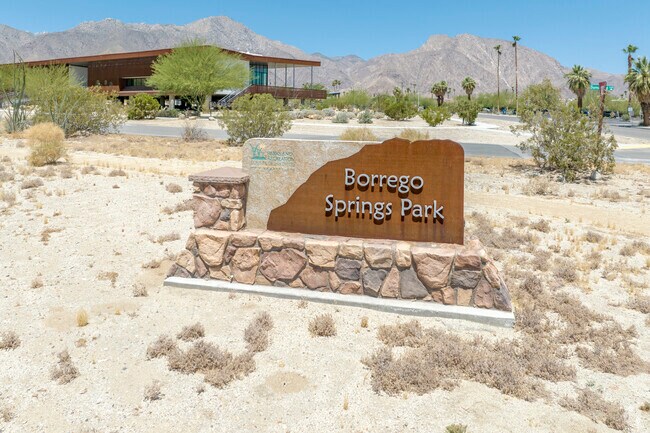 The monument of the Borrego Springs Park in Outlying San Diego County.