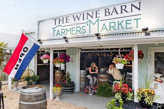 La Corte's newly transformed Wine Barn and Farmers Market in Moriches is a must do.