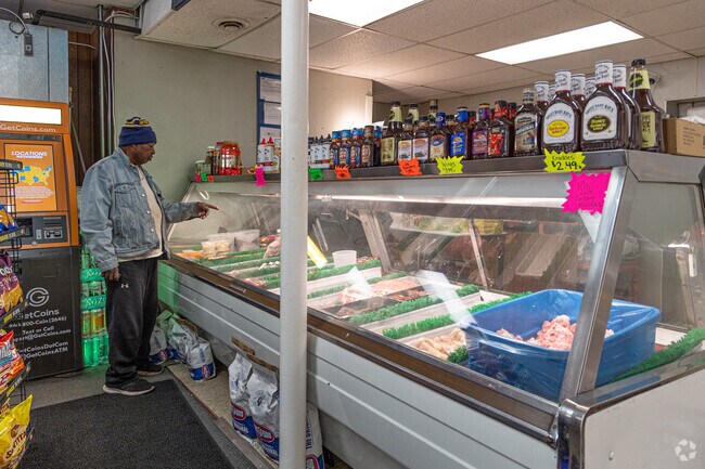 K.B.'s Market is a small, local grocery store in the Angell neighborhood.