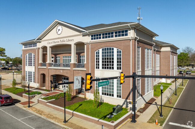Martin's public library features a media center, an expanded children’s library, story hour room, a large public meeting room, and more.
