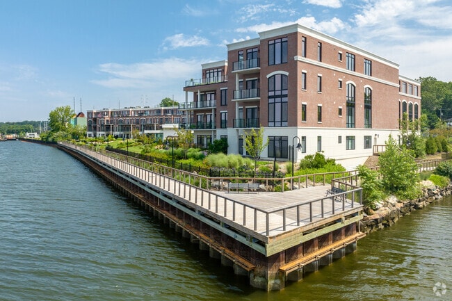 Explore the beautiful waterfront views of The Residences at Glen Harbor.