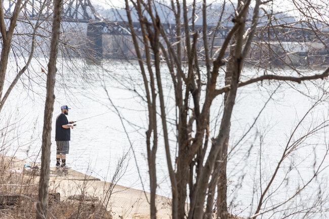 Residents of Marshall-Shadeland like to go fishing in the Ohio River.