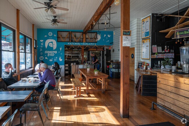 Longfellow locals eat Asian Fusion Cuisine at Hawking Bird.