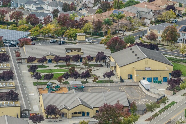 The mascot of Hidden Hills Elementary is DJ Hawkeye.