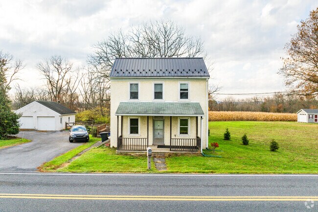 The inviting entrance of a picturesque home in Exeter.