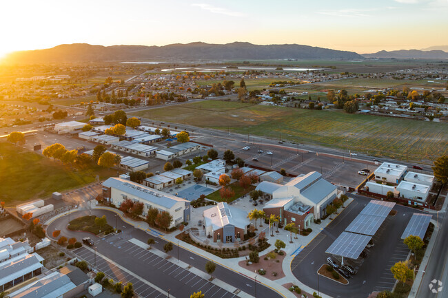 A sprawling view of Mountain View High School in San Jacinto.