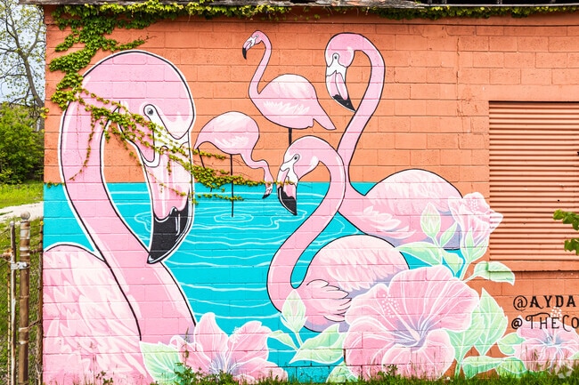 Beautiful murals are sprinkled throughout Uptown-The Junction.