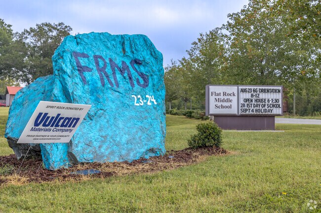 Flat Rock Middle School is located in the Southeast of Forsyth County in South Marshall, NC.