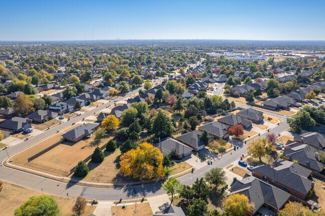 Homes in Covell-Danforth have driveways lining the streets.
