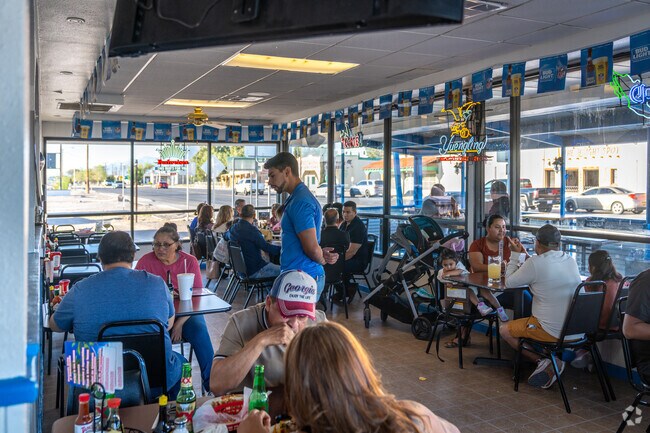 Great seafood and service await at El Camaron Pelao.