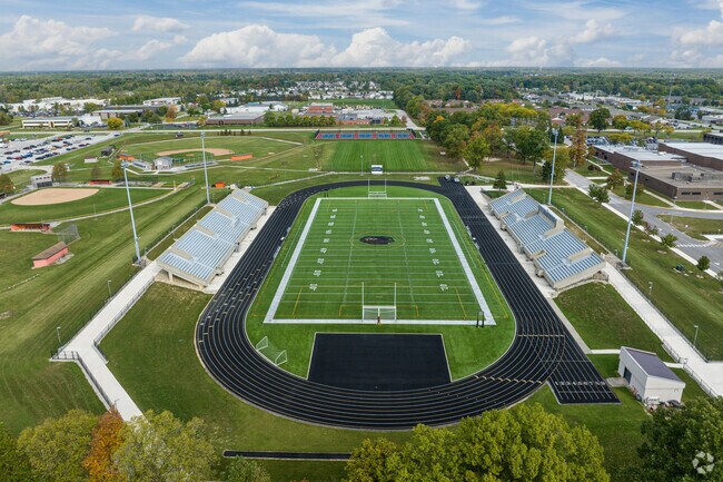Friday nights see the bleachers full of Bruin pride at Fort Wayne Northrop High School.