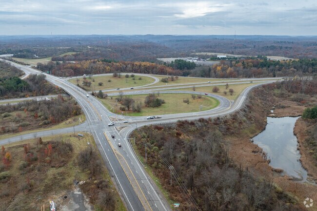 Route 18 and Route 22 intersect and make for an easy commute in Hanover Township.