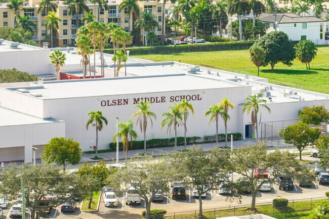 Olsen Middle School is a public school serving grades 6th through 8th for Hollywood Lakes.