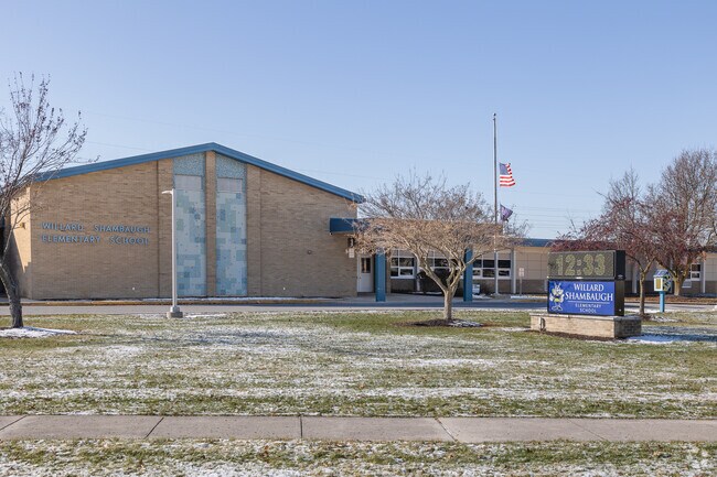 Willard Shambaugh Elementary School is a popular public school in Sunnybrook Acres.